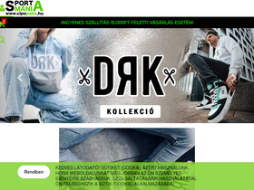 'cipopakk.hu' screenshot