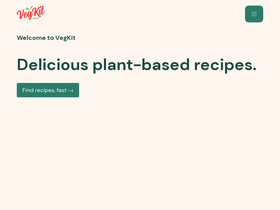 'vegkit.com' screenshot