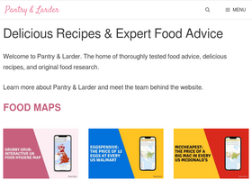 'pantryandlarder.com' screenshot