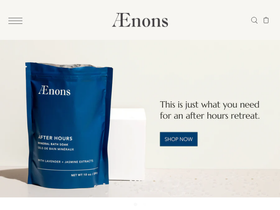aenons.com homepage screenshot