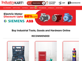 'industrykart.com' screenshot