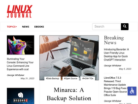 'linuxjournal.com' screenshot