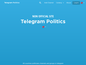 'telegram-politics.com' screenshot