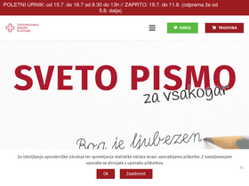 'svetopismo.si' screenshot