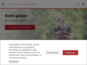 'svetopismo.si' screenshot