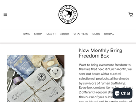 freedomsocietycollective.com homepage screenshot