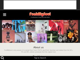 'funkmysoul.gr' screenshot
