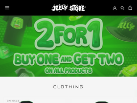 Jelly Store homepage screenshot