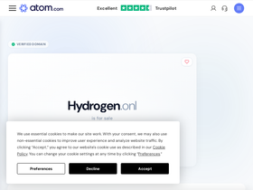 'hydrogen.onl' screenshot