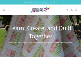 Altogether Patchwork homepage screenshot