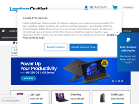 'laptopoutlet.co.uk' screenshot