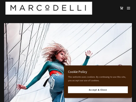 MARCO DELLI homepage screenshot