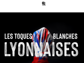 'toques-blanches-lyonnaises.com' screenshot