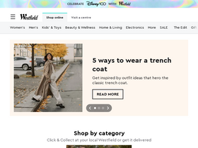 'westfield.com.au' screenshot