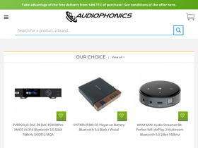 'audiophonics.fr' screenshot