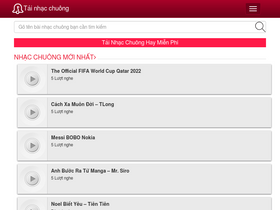 'tainhacchuong.biz' screenshot