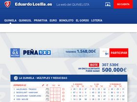 'quinielista.es' screenshot