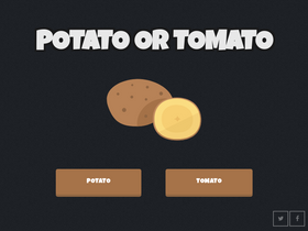 'potatoortomato.com' screenshot