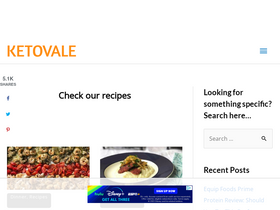 'ketovale.com' screenshot