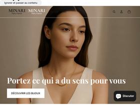 minari.fr homepage screenshot