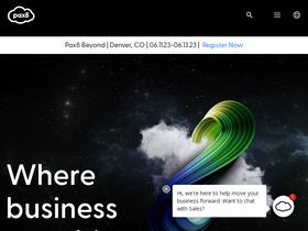 'pax8.com' screenshot