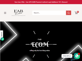fabecom.shop homepage screenshot