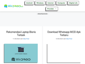 'windroid.id' screenshot