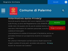 'comune.palermo.it' screenshot