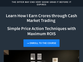 'justfortraders.in' screenshot