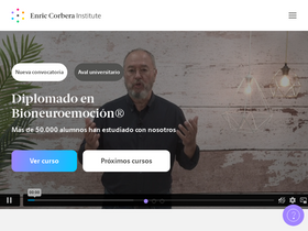 'enriccorberainstitute.com' screenshot
