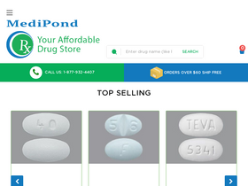 'medipond.com' screenshot