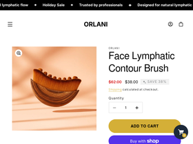 Orlani website screenshot