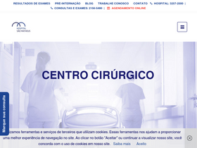 'hospitalsaomatheus.com.br' screenshot