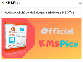 'oficial-kmspico.com' screenshot