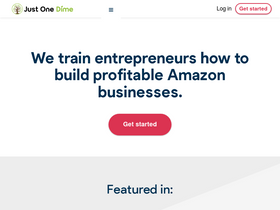 'justonedime.com' screenshot