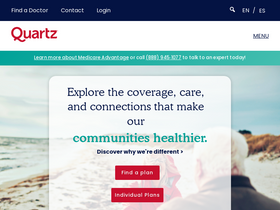 'quartzbenefits.com' screenshot