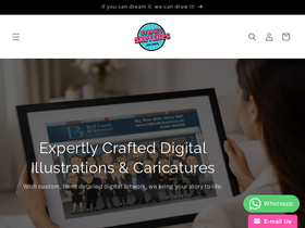 Steph's Sketches homepage screenshot