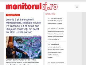 'monitorulcj.ro' screenshot