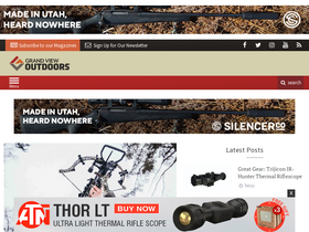 'grandviewoutdoors.com' screenshot