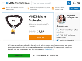 'slotenspeciaalzaak.nl' screenshot