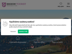 'regiontourist.cz' screenshot