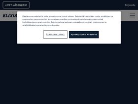 'elixia.fi' screenshot