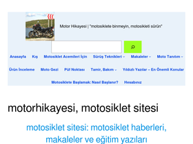 'motorhikayesi.com' screenshot