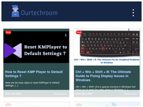 'ourtechroom.com' screenshot