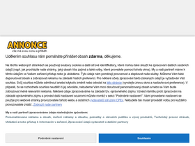 'annonce.cz' screenshot