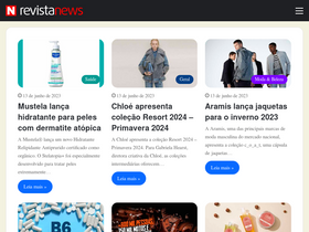 'revistanews.com.br' screenshot