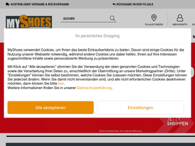 'myshoes.de' screenshot
