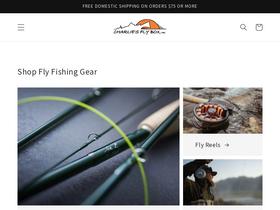 charliesflybox homepage screenshot