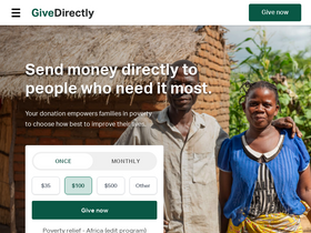 'givedirectly.org' screenshot