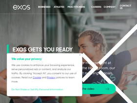 'teamexos.com' screenshot